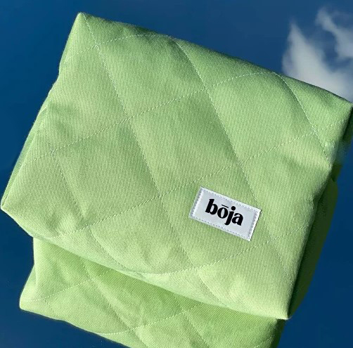 BOJA, Косметичка Джинсовая MATCHA LATTE Большая