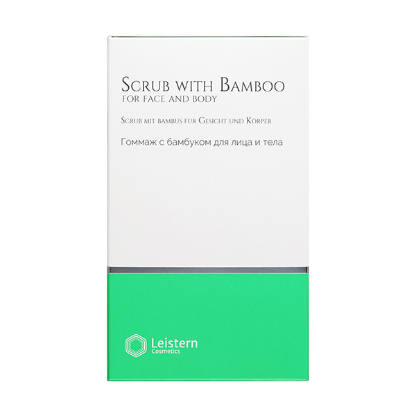 Leistern Cosmetics, Гоммаж с бамбуком для лица и тела, Scrub with Bamboo for the face and body, 300 мл