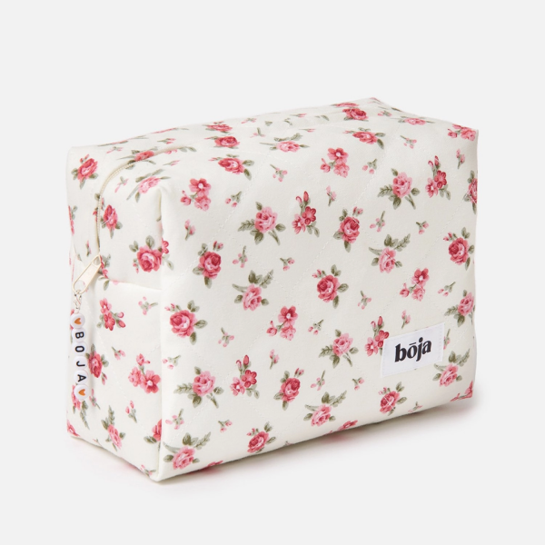 BOJA, Косметичка Ванильный зефир Средняя (розовая внутри)