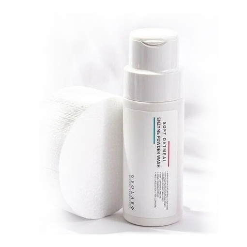 Usolab, Деликатная энзимная пудра, Soft Oatmeal Enzyme Powder Wash, 50 гр