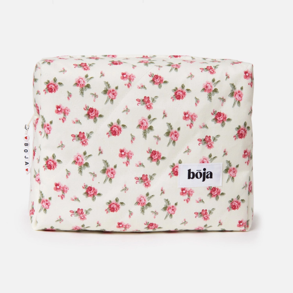 BOJA, Косметичка Ванильный зефир Большая (розовая внутри)