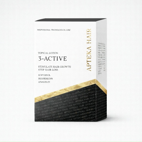 APTEKA HAIR, Стимулирующий лосьон 3-актив