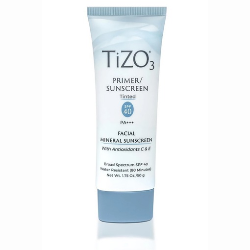 Tizo, Крем солнцезащитный с оттенком, TiZO3 Primer Sunscreen Tinted SPF 40, 50 г