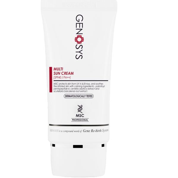 Genosys, Солнцезащитный мультифункциональный крем, Multi Sun Cream SPF 40+ PA++