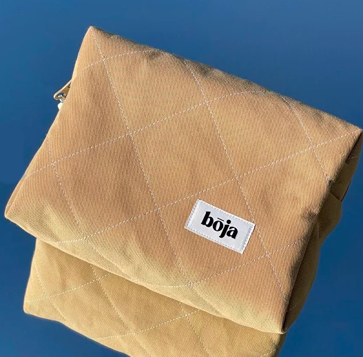 BOJA, Косметичка Джинсовая CARAMEL TOFFEE Средняя