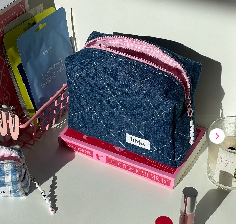 BOJA, Косметичка Деним DARK КОСМЕТИЧКА Средняя