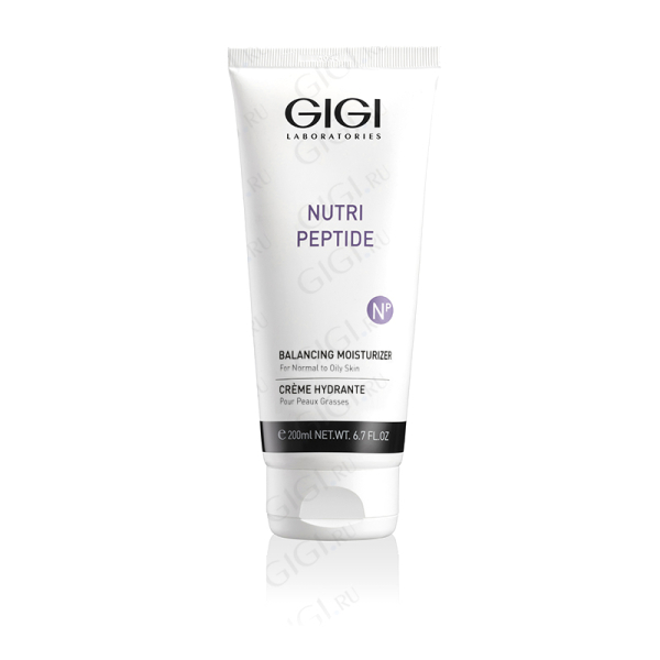 GiGi, Пептидный балансирующий крем для жирной кожи, Nutri Peptide Balancing Moisturizer for Oily Skin, 200 мл