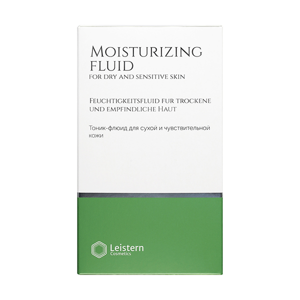 Leistern Cosmetics, Тоник-флюид для сухой и чувствительной кожи, Moisturizing fluid Leistern, 300 мл