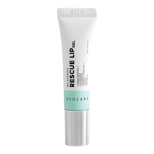 Usolab, Гель для губ восстанавливающий пептидный, Bio Inrensive Rescue Lip Gel, 10 мл