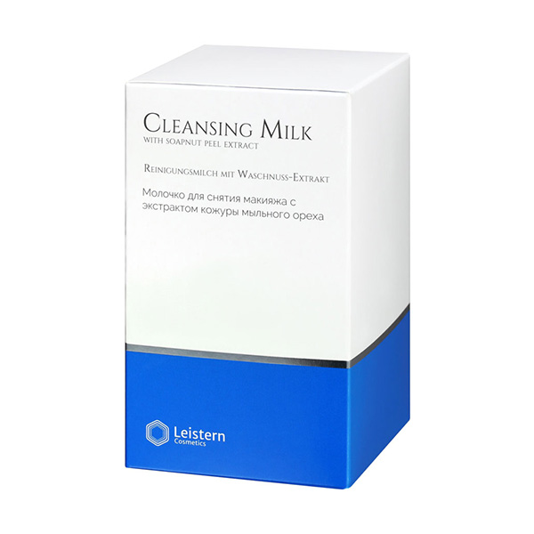 Leistern Cosmetics, Молочко для снятия макияжа с экстрактом кожуры мыльного ореха, Cleansing Milk Leistern, 300 мл