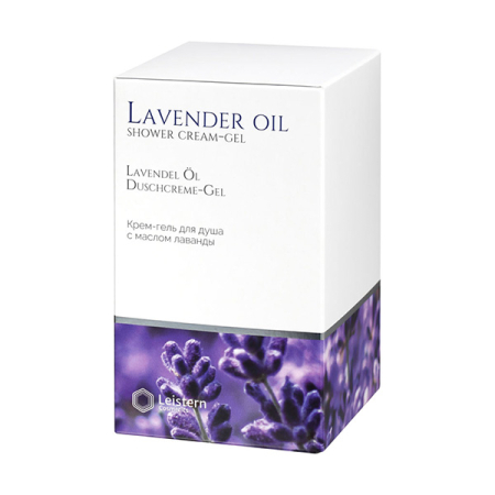 Leistern Cosmetics, Крем-гель для душа с маслом лаванды, Lavender oil shower cream-gel