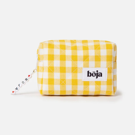 BOJA, Косметичка Клетка ЖЕЛТАЯ Средняя