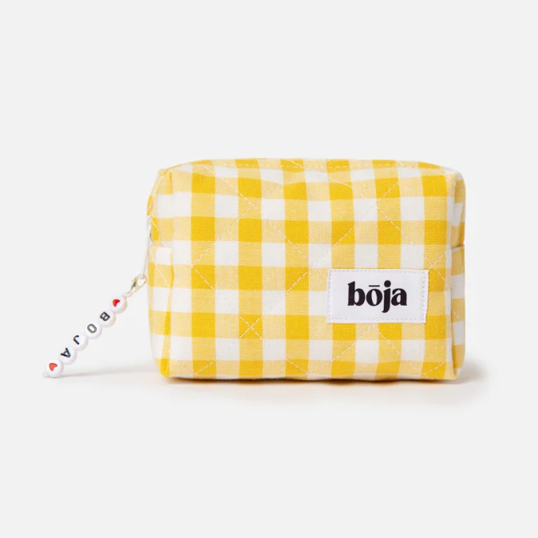 BOJA, Косметичка Клетка ЖЕЛТАЯ Средняя