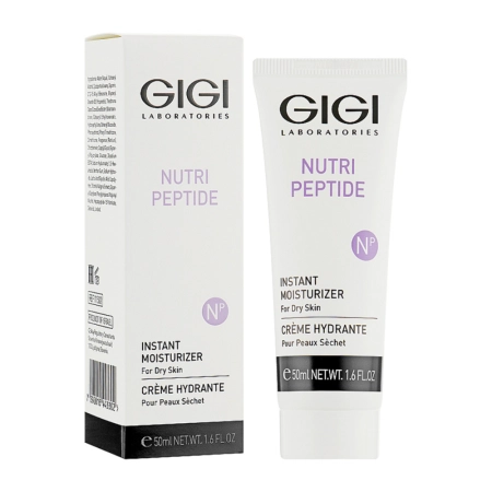 GiGi, Крем для лица мгновенное увлажнение для сухой кожи, Nutri Peptide Moisturizer for Dry Skin, 50 мл от интернет-магазина 360