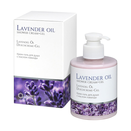 Leistern Cosmetics, Крем-гель для душа с маслом лаванды, Lavender oil shower cream-gel
