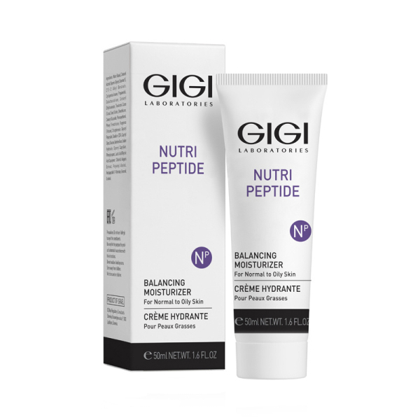 GiGi, Пептидный балансирующий крем для жирной кожи, Nutri Peptide Balancing Moisturizer for Oily Skin, 50 мл