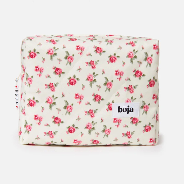 BOJA, Косметичка Ванильный зефир Большая (розовая внутри)