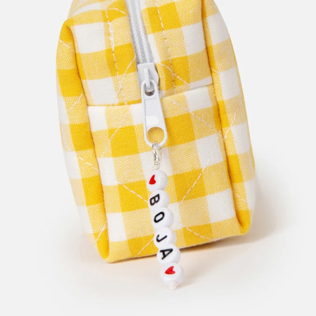 BOJA, Косметичка Клетка ЖЕЛТАЯ Средняя